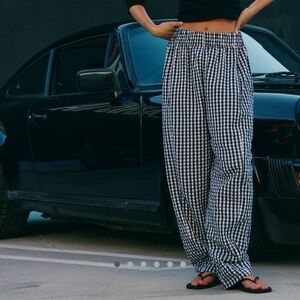 Free People Preppy Gingham Pants
